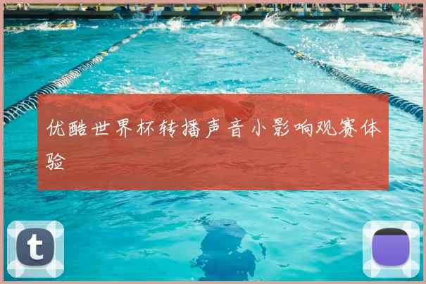 优酷世界杯转播声音小影响观赛体验